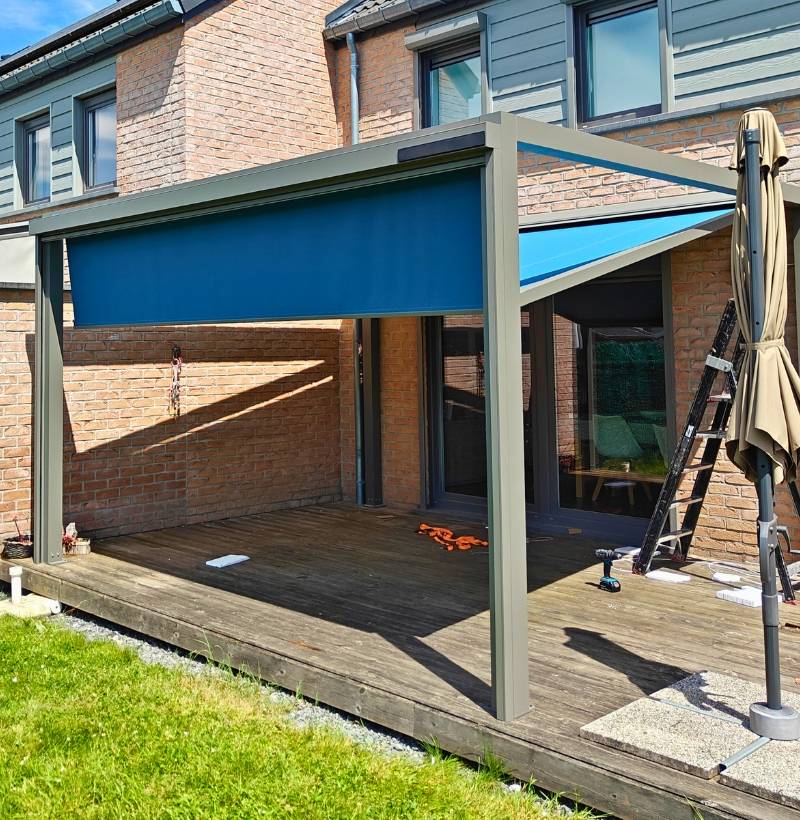 Réalisation d'une pergola par Alunion